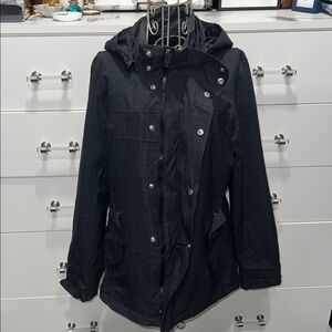REI Waterproof Jacket with Removable Hood, size M